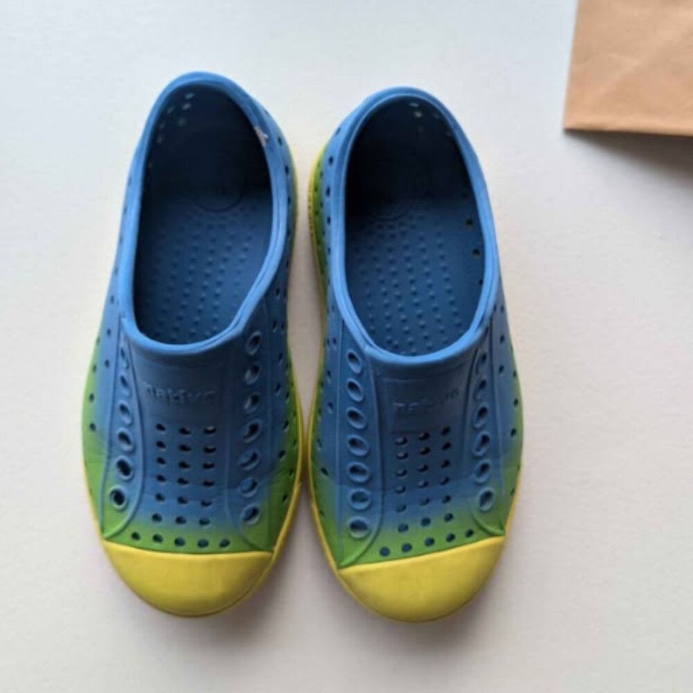 Toddler/Kid's Native Shoes Style: Jefferson Ombré Sugarlite Slip-On Sn